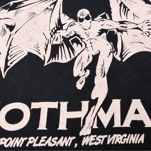 Mothman, Point Pleasant, WV, Black Tee